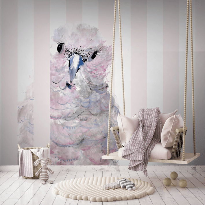 Cockatoo Stripe Pink