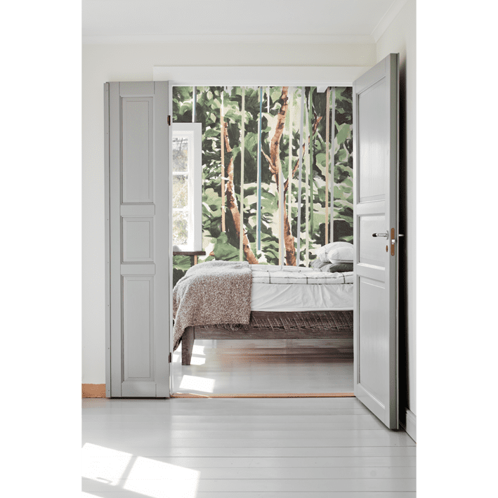 Raindrops Vintage Green