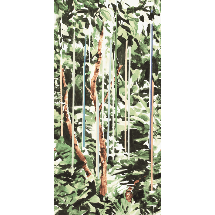 Raindrops Vintage Green