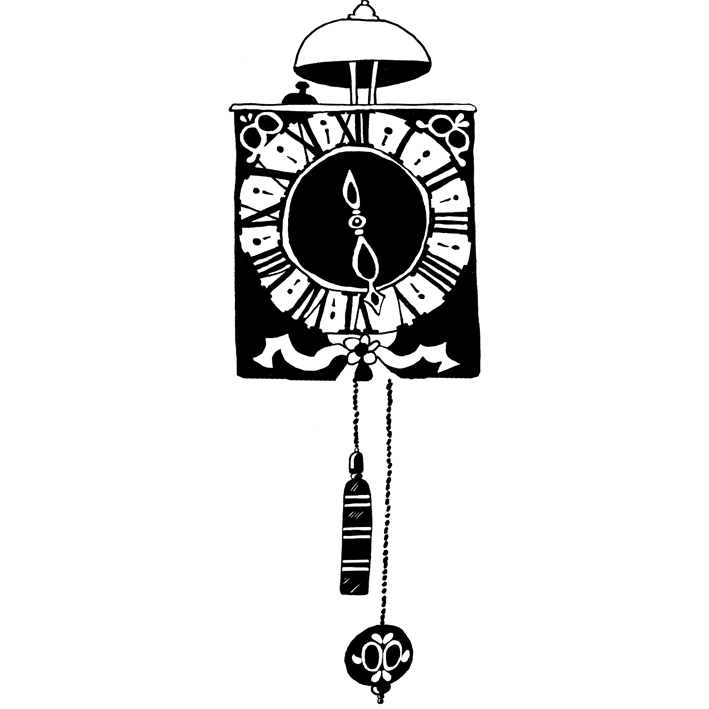 PENDULE NOIRE PARIS BY NIGHT