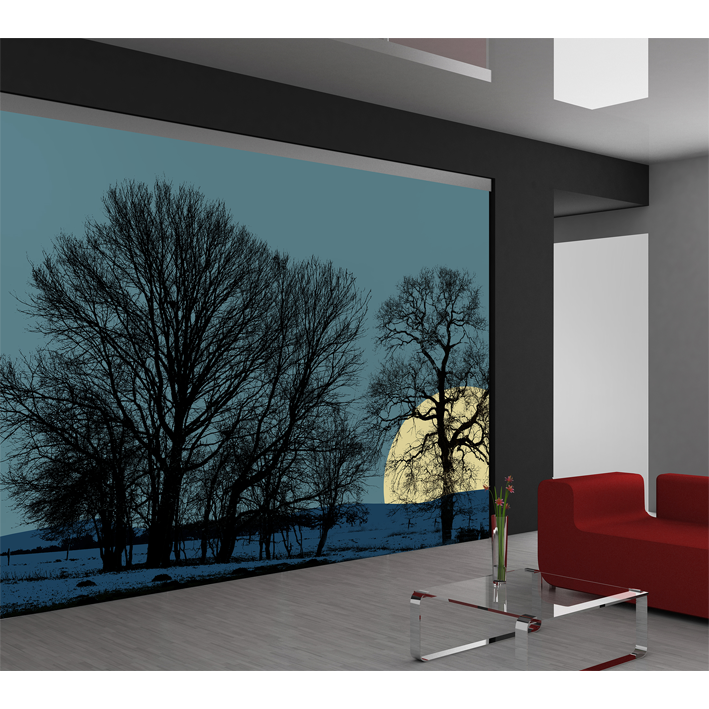 ARBRES ET LEVER DE LUNE