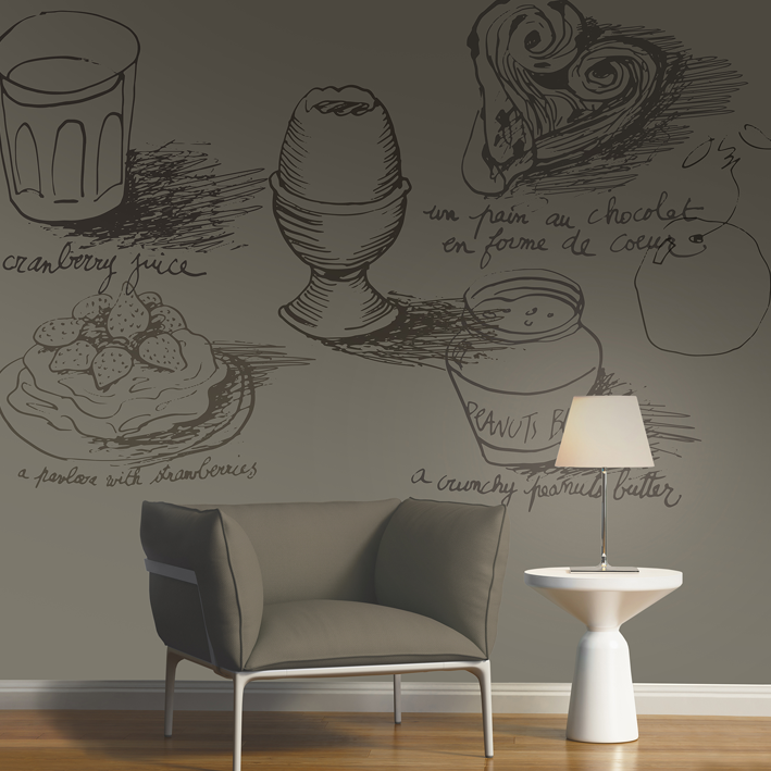 GOÛTER BRUN SUR TAUPE