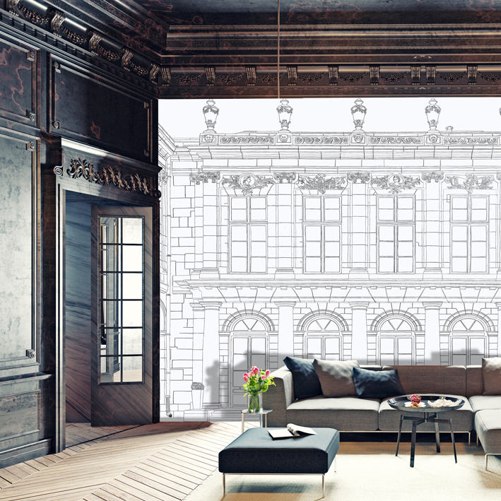 FAÇADE AU CRAYON