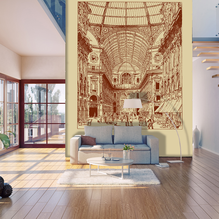 WALL PAPER MILAN VICTOR EMMANUEL GALLERY