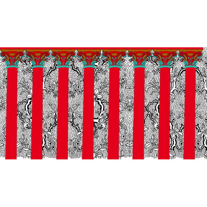 COLONNES ROUGES