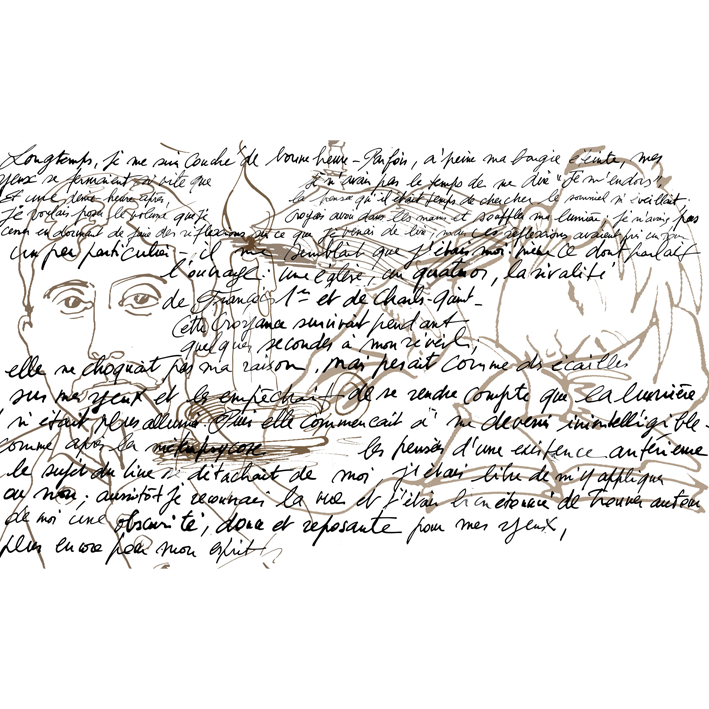 PROUST SUR BLANC