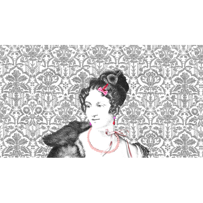 MADEMOISELLE CLASSIC NOIR SUR BLANC