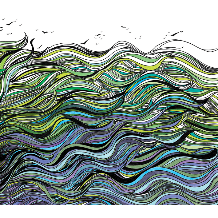 MER VERTE ET BLEUE