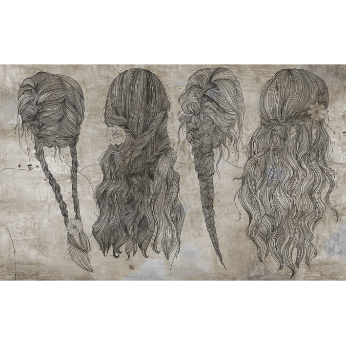 CHEVEUX SUR BÉTON
