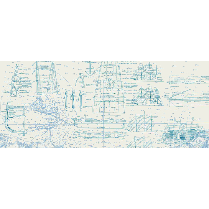 CAPTAIN'S MEMORY AID ON ECRU BACKGROUND