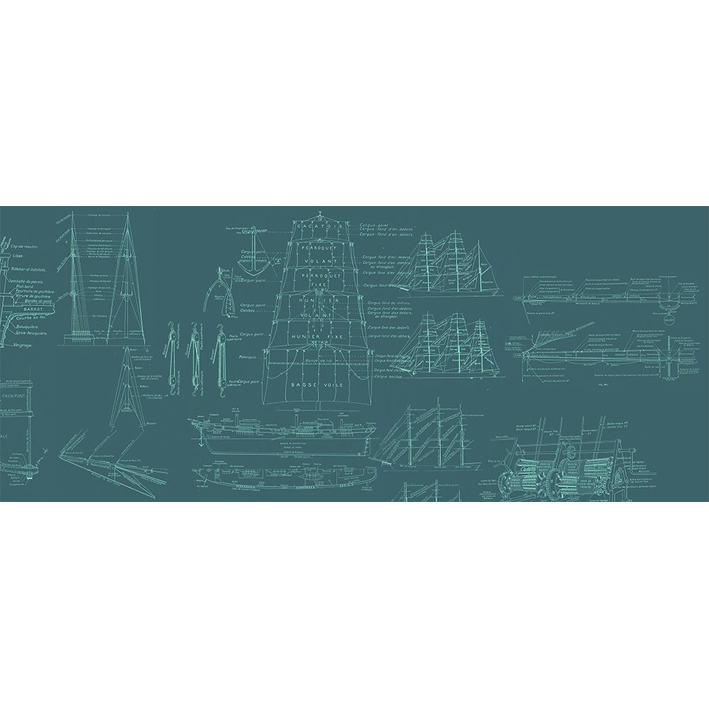 CAPTAIN'S MEMORY AID ON A BLUE BACKGROUND