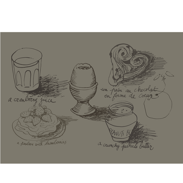 GOÛTER BRUN SUR TAUPE