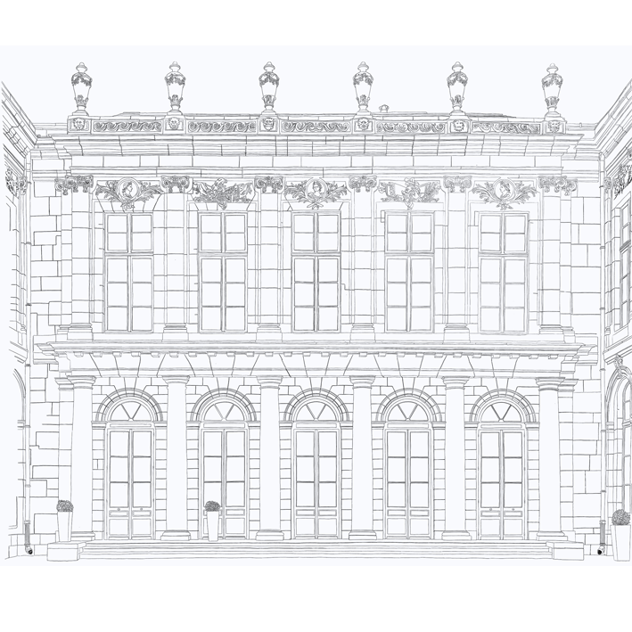 FAÇADE AU CRAYON
