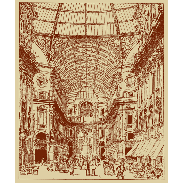 WALL PAPER MILAN VICTOR EMMANUEL GALLERY