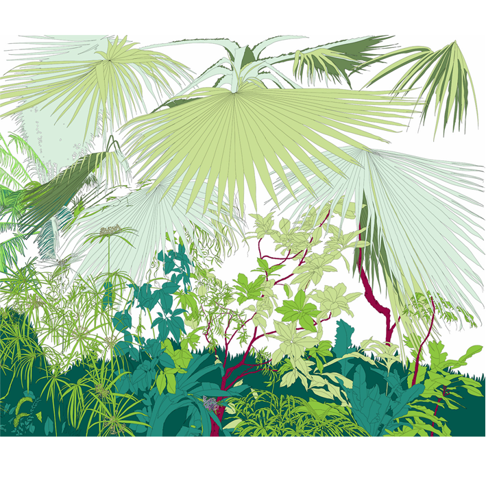 JUNGLE CARTOON 2 WALLPAPER